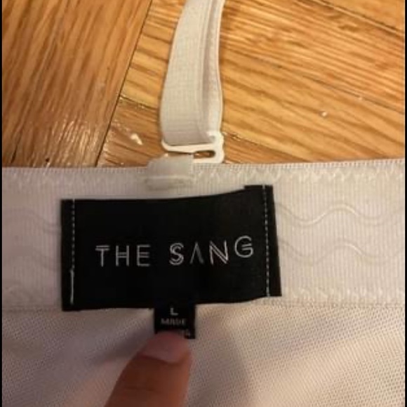 White beaded bustier top - Picture 2 of 5